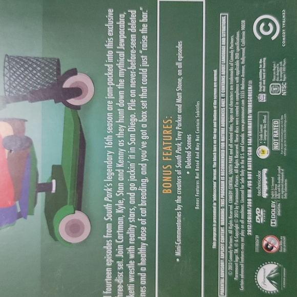 DVD NWT sealed South Park the 16th season brand new great series great deal - Picture 3 of 3